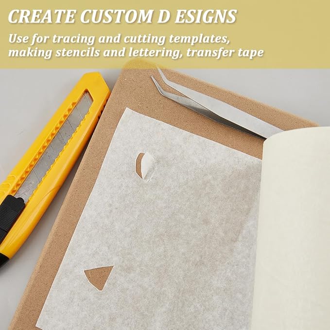 SUPERFINDINGS 20m 1Roll Masking Film, Tape Textured Paper - Image 4