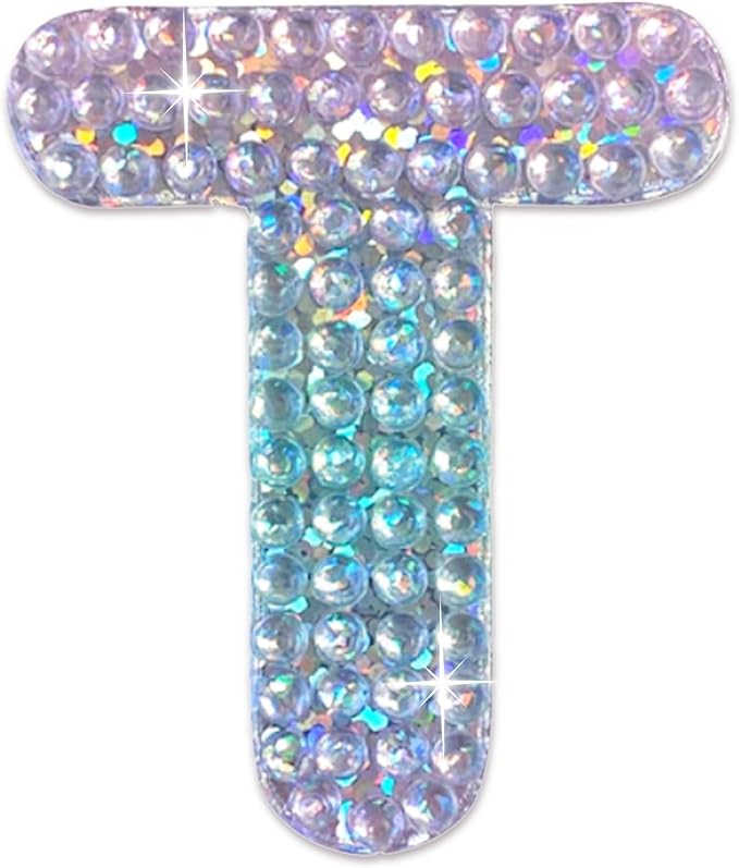 StickerBeans® Rhinestone Alphabet Letter Sticker T by StickerBeans