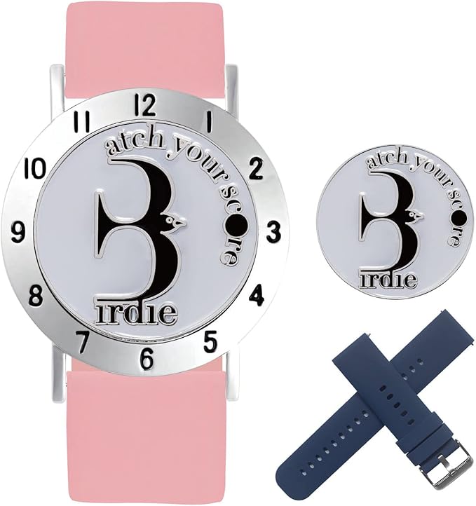 Golf Ball Marker with Golf Stroke Counter Bracelet, Birdie Ball Marker, Golf Accessories for Men and Women, Golf Gifts for Men and Women