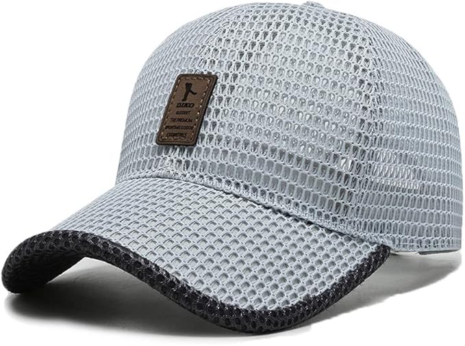 FASHIXD Summer Mesh Baseball Cap for Men Women Trucker Mesh Hat Baseball Hats Outdoor Sports Running hat