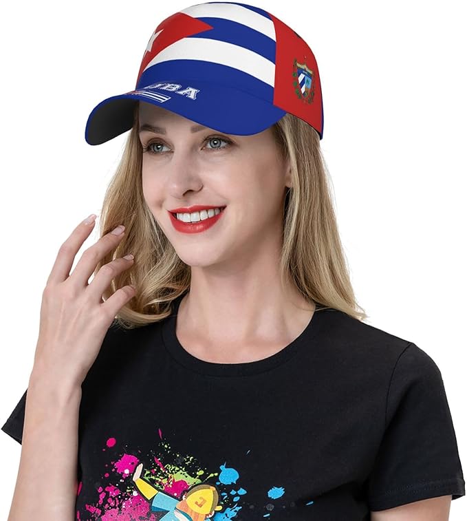 National Flags Baseball Cap for Men Women, Fashion Adjustable Sun Protection Visor Caps Trucker Hat Patriotic Caps