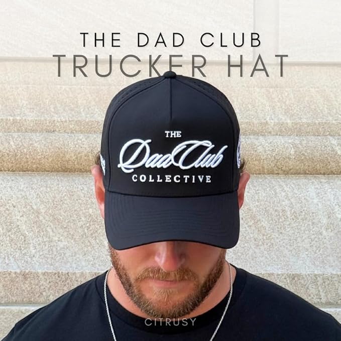 CITRUSY Athletic Trucker Golf Hat | Performance Mens 5 Panel Cap | Cool Breathable Waterproof Workout Running Snapback