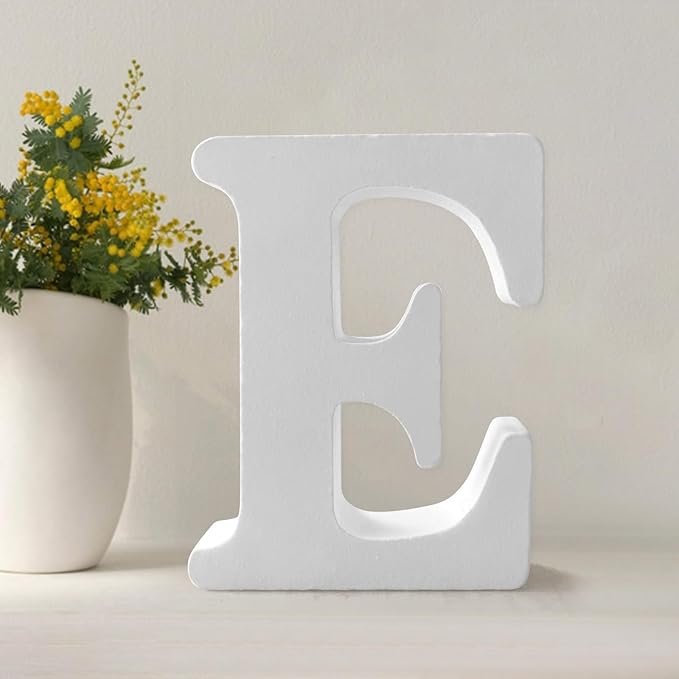 Wood Letters 4.3 Inch, Wooden Letters by UVEPBSMN