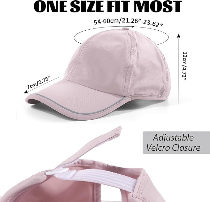 SHINCHIC Womens Ponytail Baseball Cap UPF50+ Waterproof Golf Hat High Bun Pony Cap Breathable Dad Hat for Outdoor