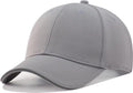 TSSGBL Men's Plain Baseball Hat - OSFM & XXL Big Head Fit，Adjustable Structured Ball Cap with Reflective Sandwich Brim