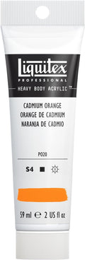 Liquitex Professional Heavy Body Acrylic Paint, 2-oz Tube, Cadmium Orange by Liquitex
