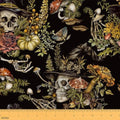 Feelyou Sugar Skull Fabric By The Yard Teens Decorative Soft