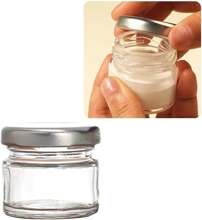 10Pcs Mini Glass Inkwell Ink Bottle Containers by YUSHENCrafts