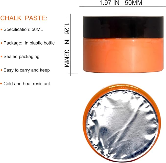 Neutral Chalk Paste for Farm Stencils 6PCS - Image 7