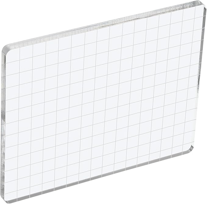 PATIKIL 6" x 5" Acrylic Stamp Block by PATIKIL