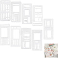 9 Pack Handmade Flexible Planner Stencils, Reusable Templates by Unknown