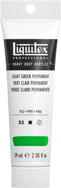 Liquitex Professional Heavy Body Acrylic Paint, 2-oz Tube, Light Green Permanent by Liquitex