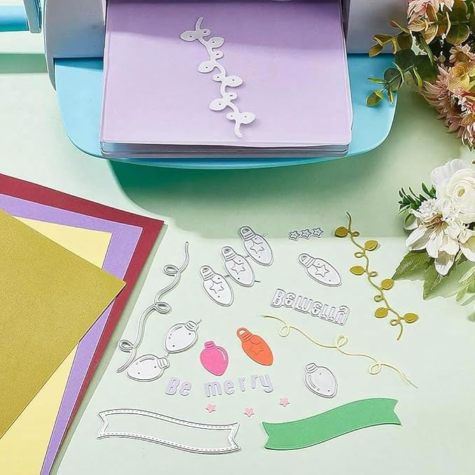 Festivals Metal Cutting Die for Scrapbooking, Christmas Cut Stencils for DIY - Image 4