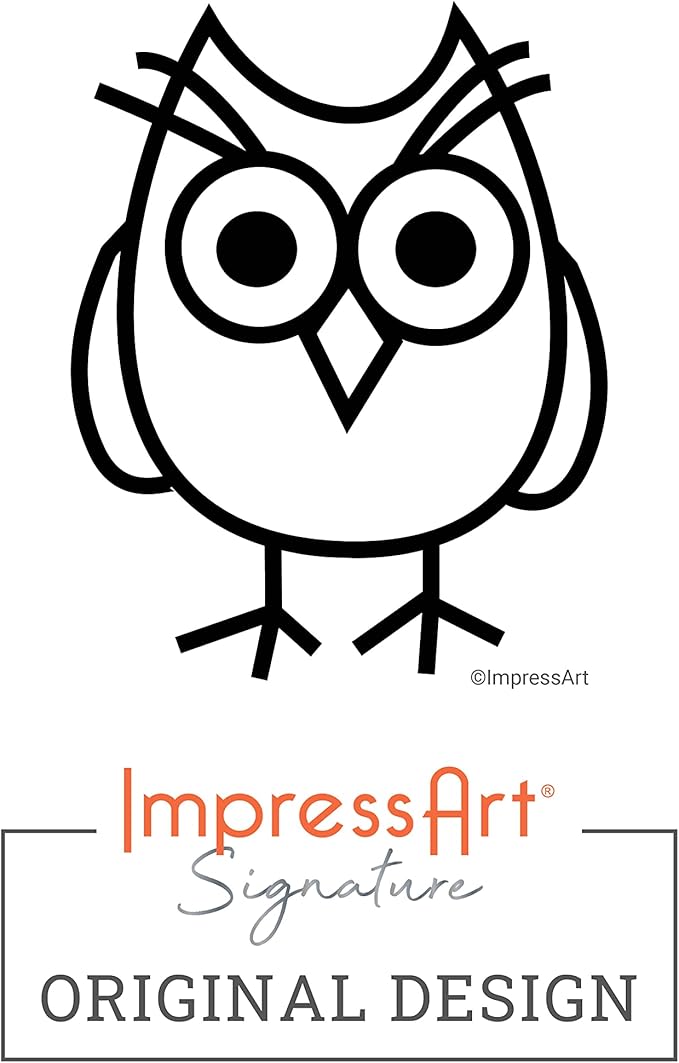 ImpressArt - Hootie Metal Stamp Owl Design Steel Punch - Image 2