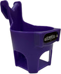 Purple Water Bottle Holder for Fence | Cup Holder and Caddy | Holds Stanley, Yeti, Gatorade Products | Baseball and Softball Dugout Organizer, Stackable for Easy Storage | Made in USA (Purple)
