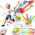 Aliex 3 in 1 Dinosaur Musical Jumping, Toss Ring and Stomping Launch Rocket by Aliex