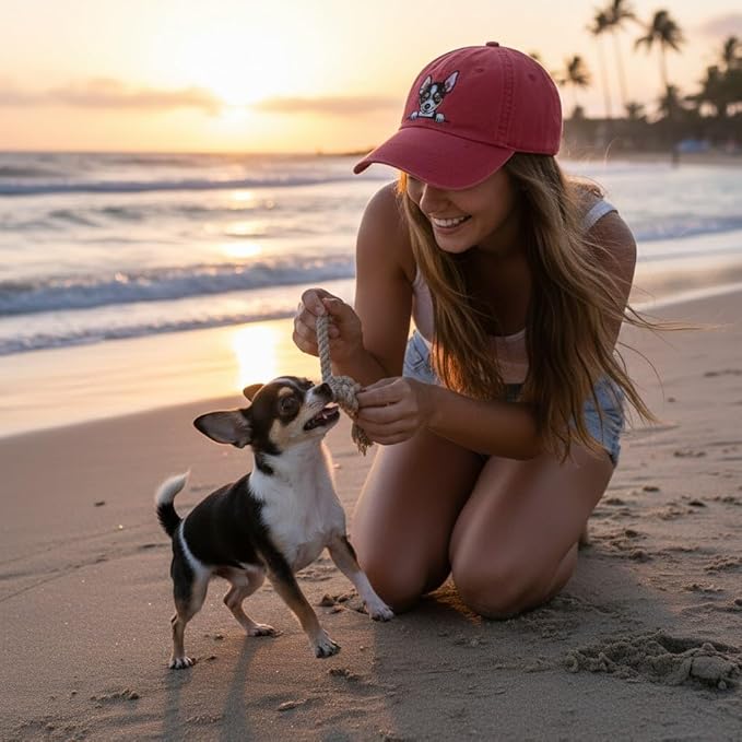 Pet Dog Lover Gifts,Embroidered Dog Baseball Hats for Men Women Dad Mom