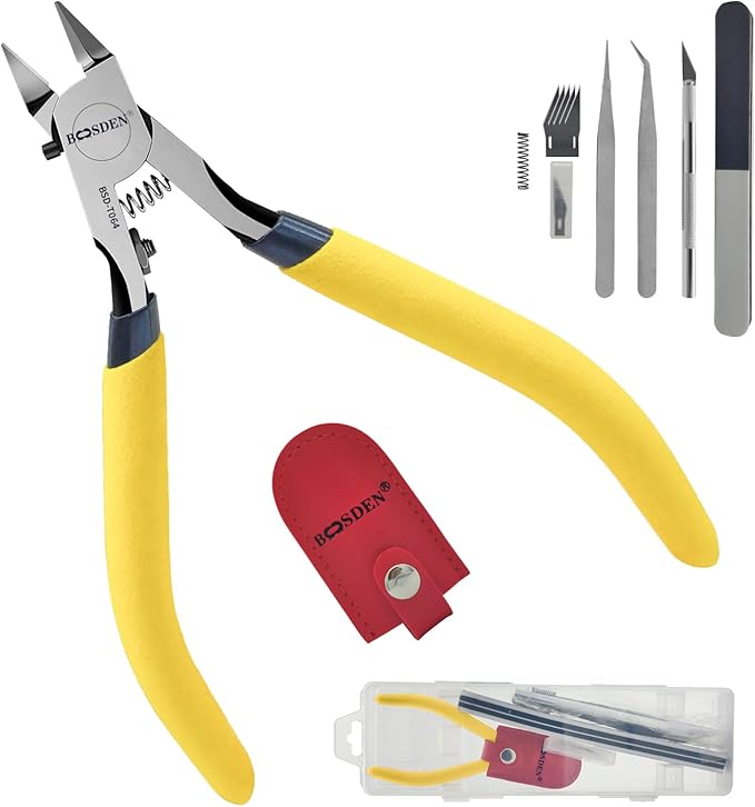 BOOSDEN Model Nippers 9pcs Set, Single Blade Nipper Model Tool Kit, Hobby by BOOSDENMakingYourLifeEeasier