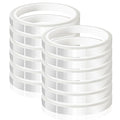 12 Rolls 10mm x33m Clear Heat Tape, Transparent High Temperature Heat Resistant by MEBMIK