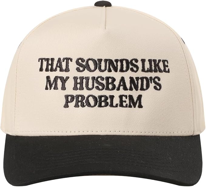 MIRMARU Two-Tone Vintage Canvas Trucker Hats for Men & Women, Adjustable Size Baseball Caps with Trendy Embroidered Design