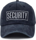 Security Hat for Men Women, Adjustable Embroidered Cotton Baseball Cap