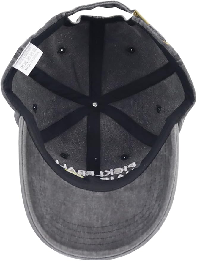 Pickleball Hair Don't Care Hats for Men Women, Funny Adjustable Embroidered Wash Cotton Gifts Baseball Caps