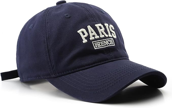 Paris Hat Unisex Baseball Cap Soft Sun Hat Adjustable Trucker Cap
