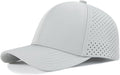 VOBOOM Men Quick Dry Baseball Cap Laser Cut Mesh Ball Curved Brim Snapback Hat