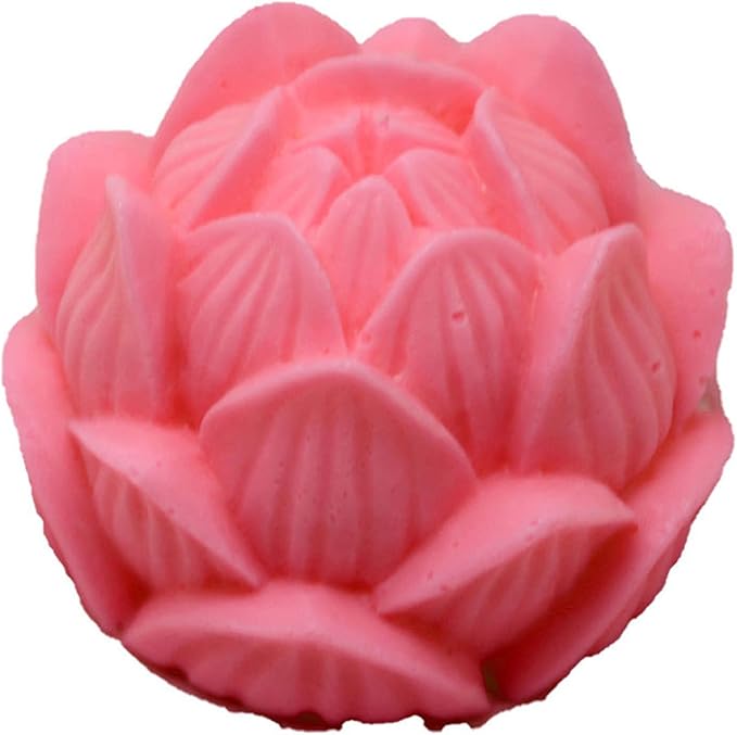 Lotus Flower Silicone Soap Mold Candle Mold Fondant Chocolate Cake Candy Mould - Image 6