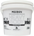 MEEDEN Titanium White Acrylic Paint: 2L/67.64oz/0.53 gal Heavy Body Gloss by MEEDEN