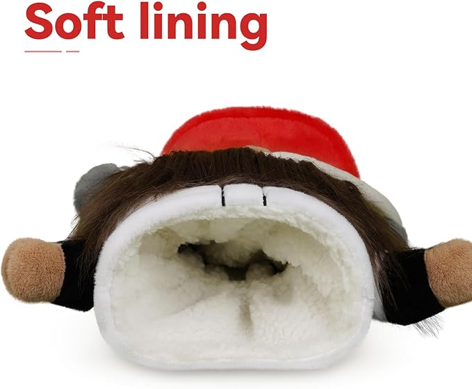 Craftsman Golf Funny Plush Driver Cover Headcover Unique Golf Gift & Accessories for Men and Women Golfers