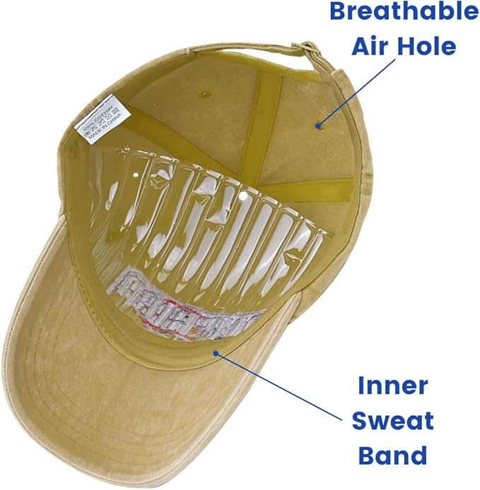Vintage Washed Cotton Baseball Caps for Women Men Classic Route 66 Embroidered Sun Protection