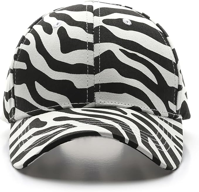 Striped Cap Unisex Baseball Cap Casual Sun Hat