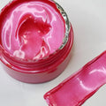 Shimmer Metallic Acrylic Paint Rose Red Metallic Chalk Paste 1.7oz/50ml by JAJADO