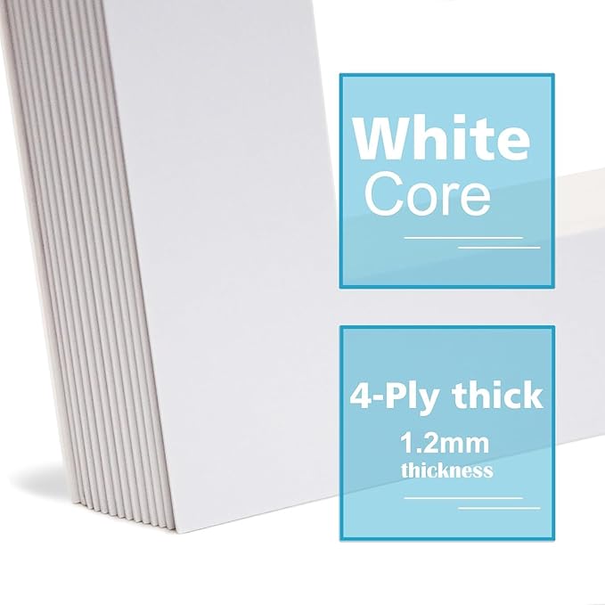 Egofine 8x10 White Picture Mats Pack of 11, Frame Mattes - Image 3
