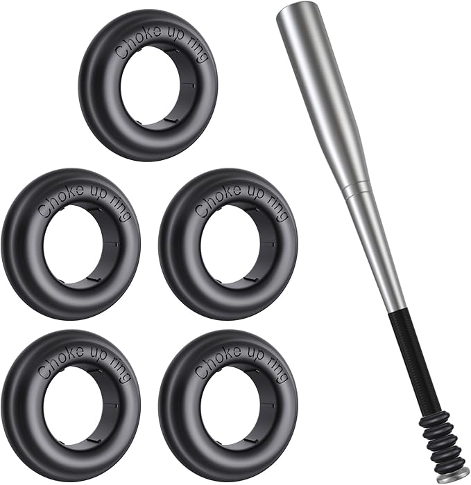 [5 Packs] Baseball Bat Grip Choke Up Rings Bat Ring Bat Choke Up Knob Baseball Softball Teeball Tball Bat Choke Up Ring Bat Knob Baseball Bat Accessories