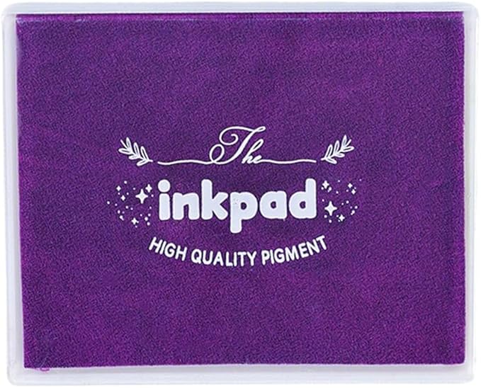 GTLZLZ Large Ink Pad for Rubber Stamps, Fingerprint Ink Pad for Paper, by GTLZLZ