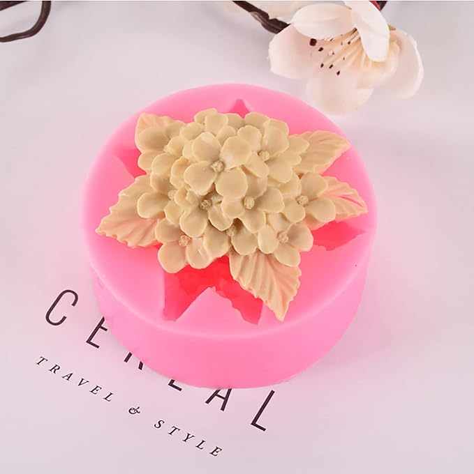 3 Pack Flower Mold Flower Silicone Wave Spiral Candle Mold - Image 4