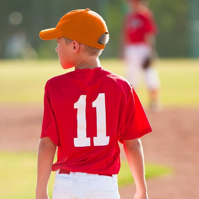 Shyyween Kids Baseball Caps Youth Adjustable Plain Baseball Hats Cotton Blank Hats Bulk for Girls Boys Sport Team