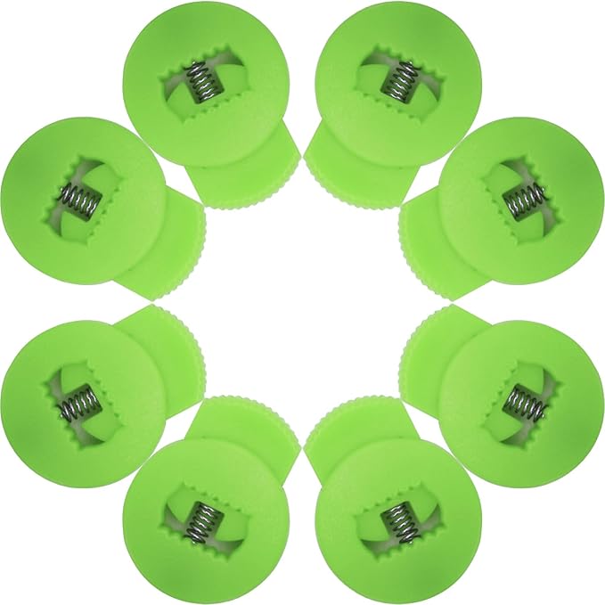 AliBall Glove Locks, Lace Locks for Baseball Glove 8 Pack, Never Need Thying Knots Again, Strong Elasticity, Made Plastic and Springs, Fits All Gloves, Baseball Gloves Accessories
