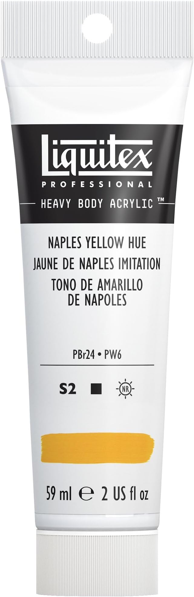 Liquitex Professional Heavy Body Acrylic Paint, 2-oz Tube, Naples Yellow Hue by Liquitex