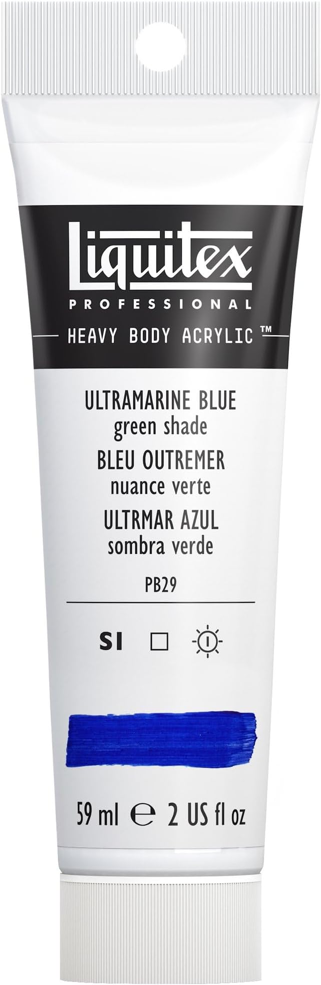Liquitex Professional Heavy Body Acrylic Paint, 2-oz Tube, Ultramarine Blue by Liquitex