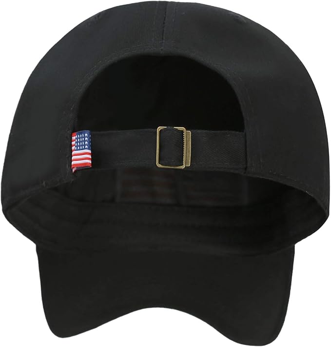 IIN American Flag Baseball Cap for Men Women Low Profile USA Army Tactical Operator Military Plain Dad Hat