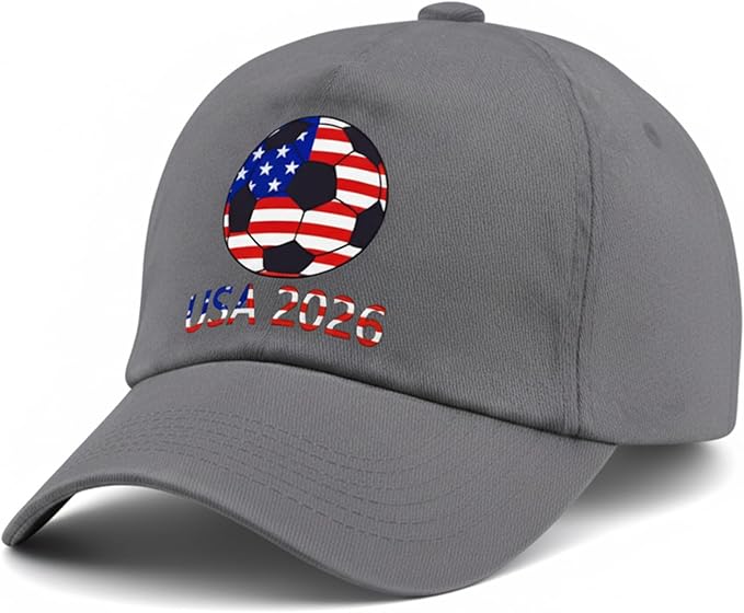 World Cup Soccer Hat 2026 - Adjustable Baseball Cap Merchandise Gifts Accessories Decorations