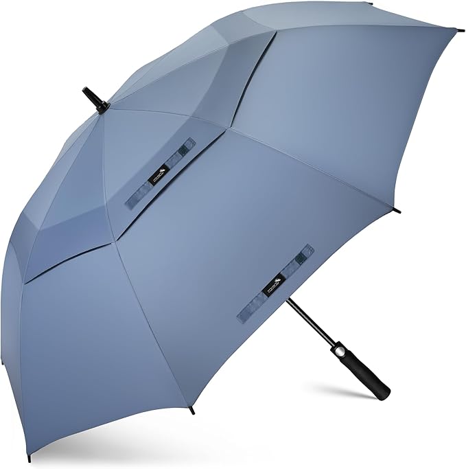 ZOMAKE Golf Umbrella Windproof, Extra Large Oversized Heavy Duty Double Canopy for Rain, Sports Games & Push Cart(51/54/62/68/72Inch)