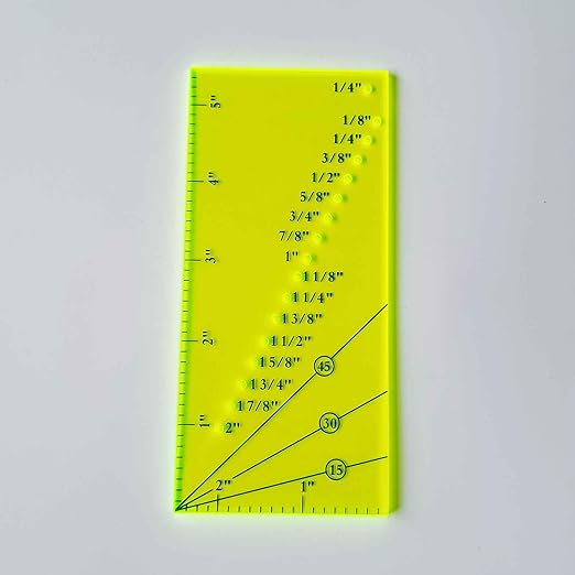 HONEYSEW Sew Seam Allowance Ruler and 2PCS Magnetic Seam Guide - Image 2