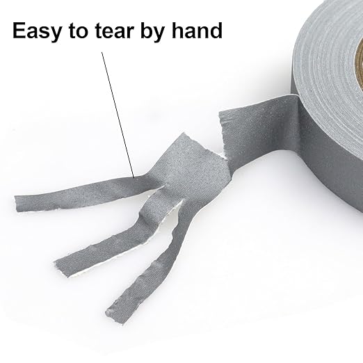 BOMEI PACK Grey Gaffer Tape, Matte Non-Reflective, 1inch x 30yds No Residue - Image 4