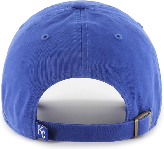 47 Brand MLB Team Color Home Primary Logo Clean Up Adjustable Baseball Cap Hat, Adult One Size Fits All