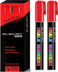 SILENART Red Chalk Markers 2 Pack by SILENART-THEARTOFSILENCE