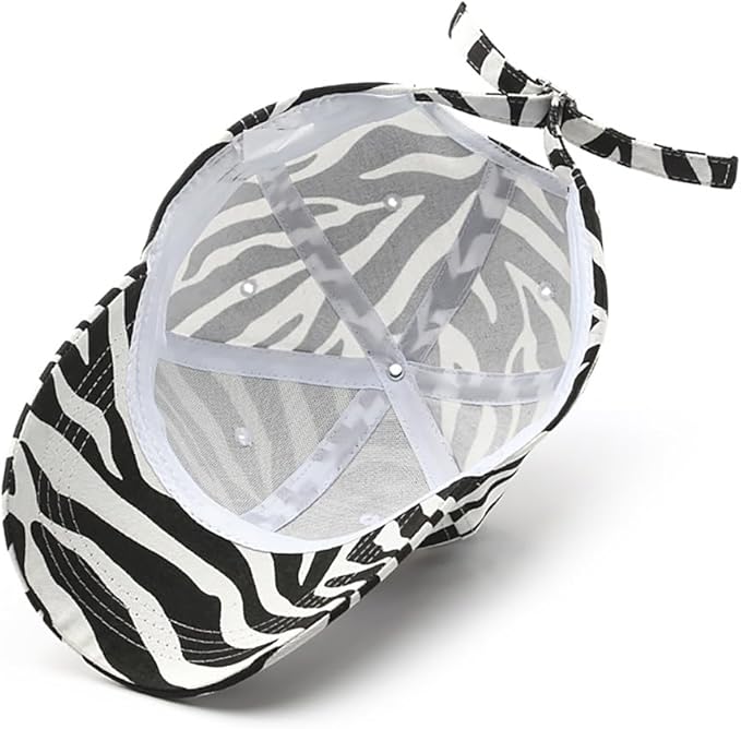 Striped Cap Unisex Baseball Cap Casual Sun Hat